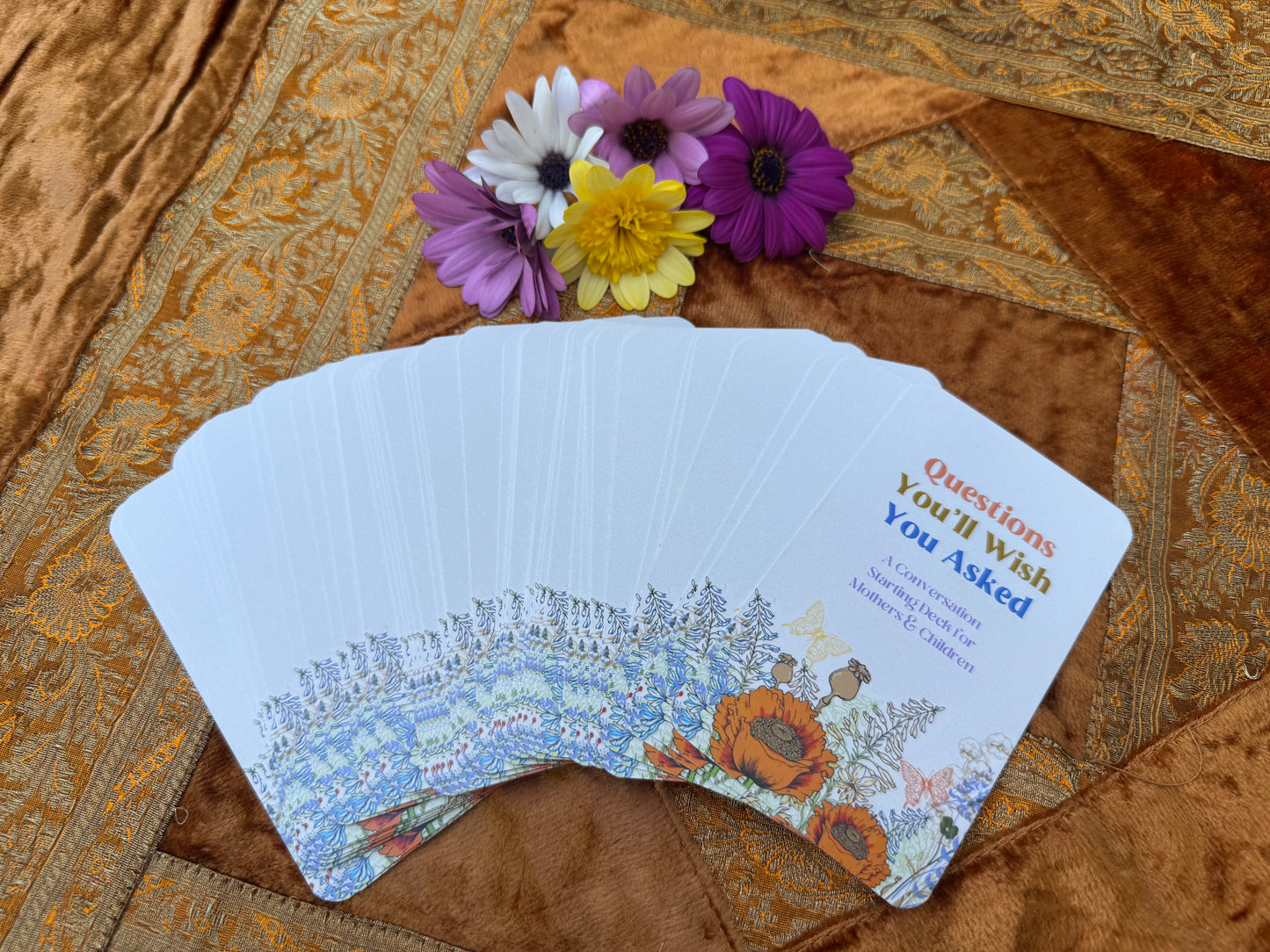 Questions You’ll Wish You Asked: A Conversation Deck for Mothers and Children | 52 Cards, 100 Prompts